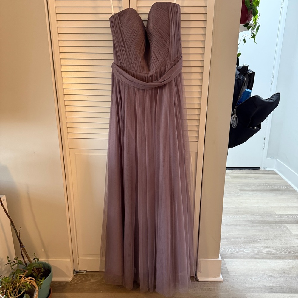 CLEAR OUT PRICE! Revelry Rosalie Tulle Convertible Dress, Wisteria - 12 - Picture 6 of 11